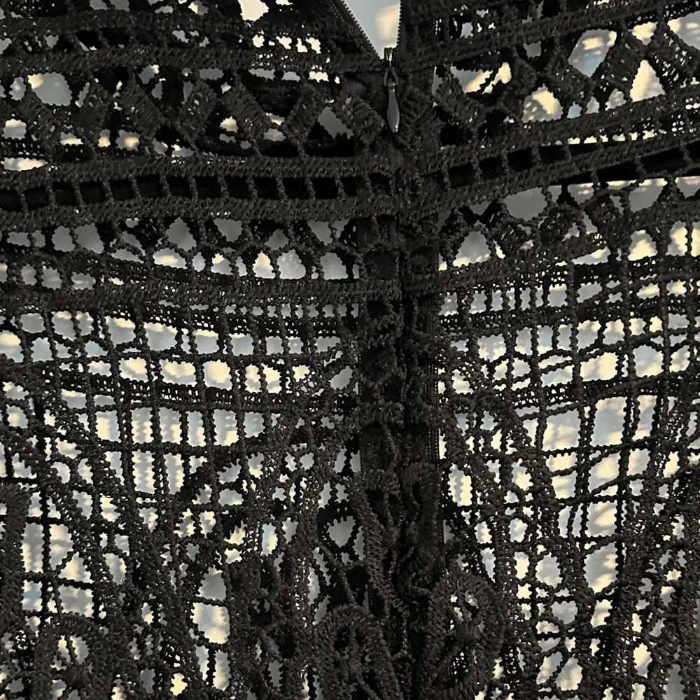 Lane Bryant Black Lace Blouse - Picture 5 of 9